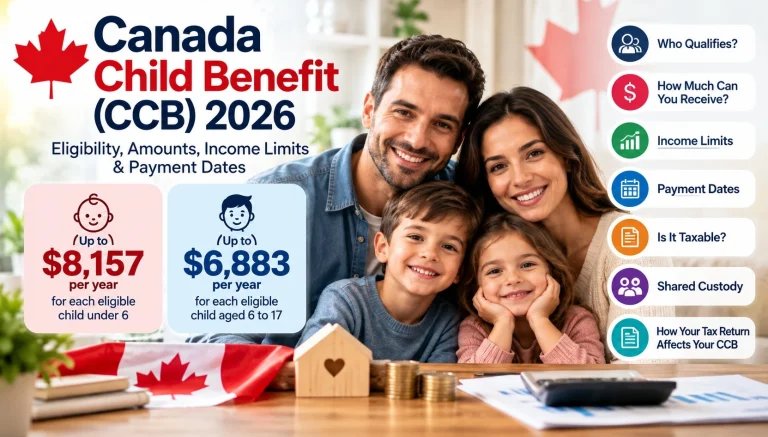 Canada Child Benefit (CCB) 2026: Eligibility, Amounts & Payment Dates